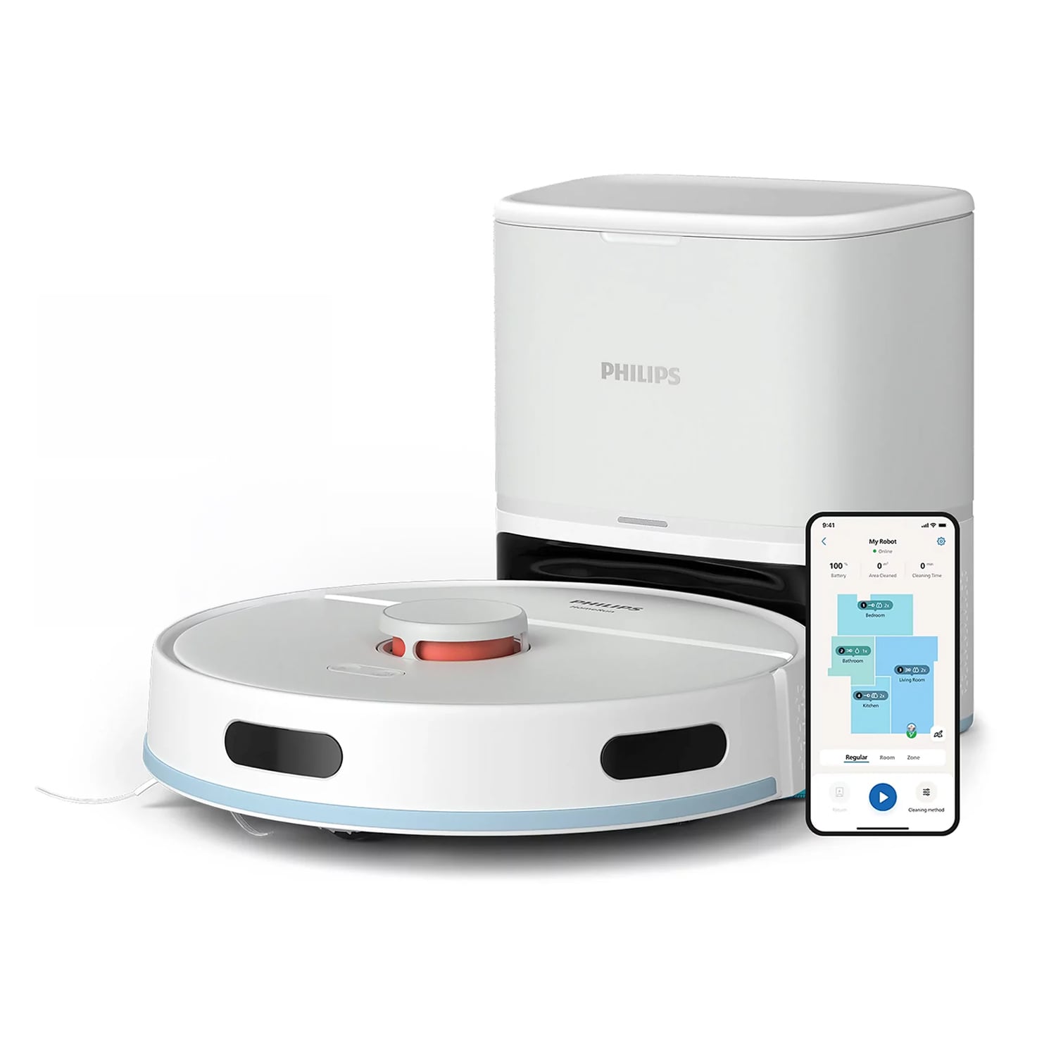 Робот-пилосос Philips Series 2000 білий (XU210025)